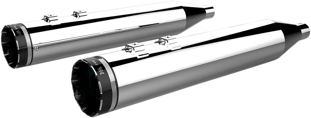 Khrome Werks Mufflers - Chrome with Tracer Tip 202790 - Main Product View