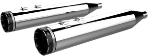 Khrome Werks Mufflers - Chrome with Tracer Tip 202790 - Main Product View