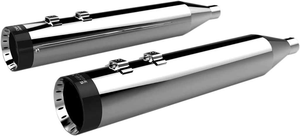 Khrome Werks Mufflers - Chrome with Turbine Tip 202795 - Main Product View