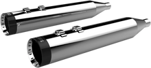 Load image into Gallery viewer, Khrome Werks Mufflers - Chrome with Turbine Tip 202795 - Main Product View