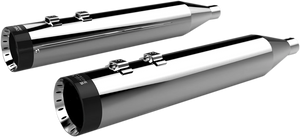Khrome Werks Mufflers - Chrome with Turbine Tip 202795 - Main Product View