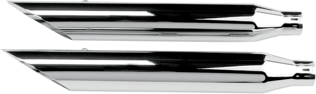 Khrome Werks Mufflers - Slanted 202355 - Detail View