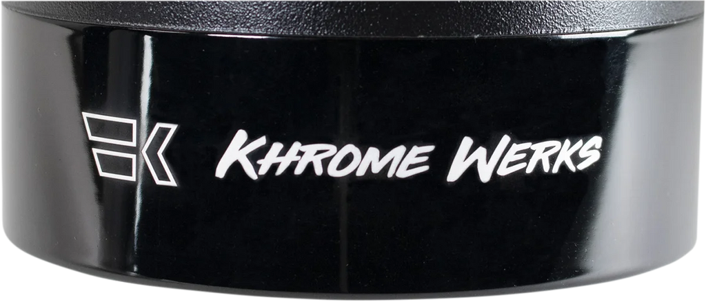 Khrome Werks Replacement End Cap - Turbine - 4-1/2" 200718P - Side View