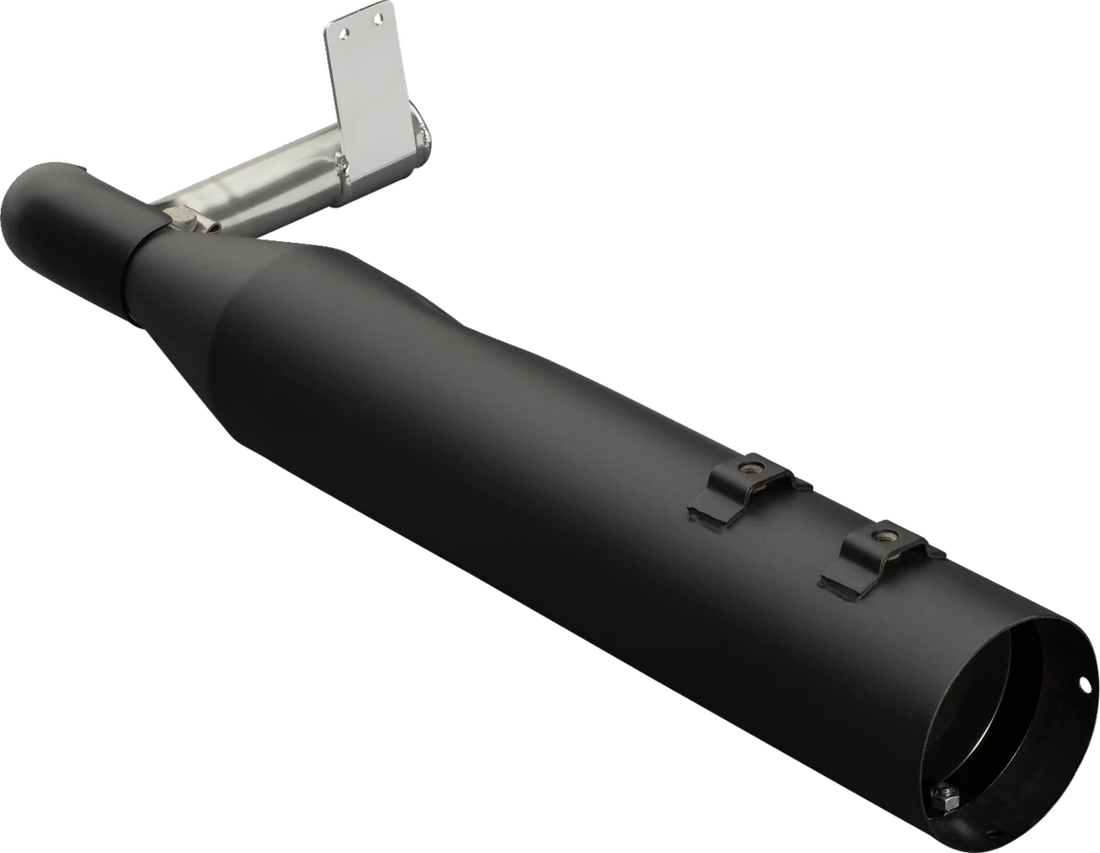 Khrome Werks Sidekick Ghost Pipe - Black 200795 - Side View