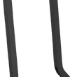 Load image into Gallery viewer, Khrome Werks Sissy Bar - 12.5" x 7.5" - Black 262806 - Main Product View