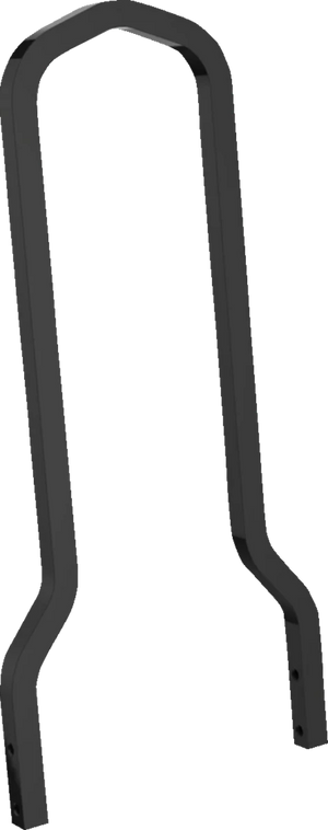 Khrome Werks Sissy Bar - 12.5" x 7.5" - Black 262806 - Main Product View