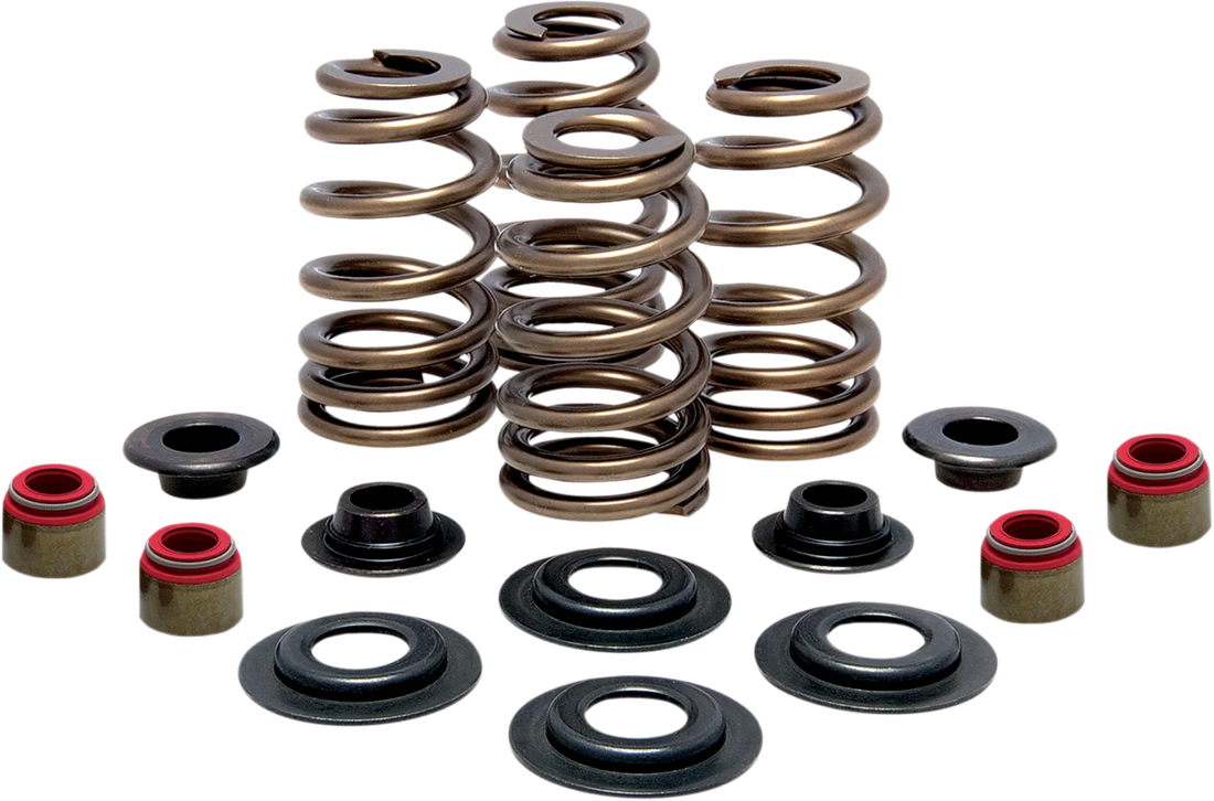 Kibblewhite Precision Beehive Spring Kit - 0.625" Lift - Titanium - M8 | CVO 20-21800 - Side View
