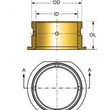 Load image into Gallery viewer, Kibblewhite Precision KPMI BUSHING, CRANKSHAFT - Side View