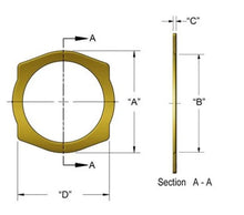 Load image into Gallery viewer, Kibblewhite Precision KPMI CRANKSHAFT THRUST WASHER, BSA A50 &amp; A65 - Side View