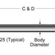 Load image into Gallery viewer, Kibblewhite Precision KPMI CYLINDER STUD HT STEEL STD. LENGTH - Side View