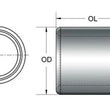 Load image into Gallery viewer, Kibblewhite Precision KPMI DOWEL PIN, STEEL (PKG. OF 8), 0.4365" OD - Side View