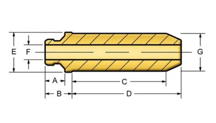Kibblewhite Precision KPMI GUIDE (5.0MM CONV.), C630, IN +0.002 fits Honda - Side View