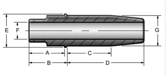 Kibblewhite Precision KPMI GUIDE, C630, IN +0.004, 20-2124 VARIOUS APPLICATIONS fits HD - Side View