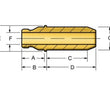Load image into Gallery viewer, Kibblewhite Precision KPMI GUIDE C630 IN/EX +0.010 fits 1991-1996 Honda CBR 600 F2/F3 - Side View