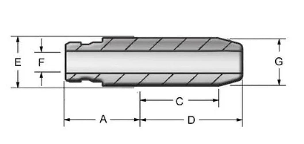 Kibblewhite Precision KPMI GUIDE CAST IRON IN/EX +0.004 - Back View