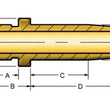 Load image into Gallery viewer, Kibblewhite Precision KPMI Guide, MNG. BRZ., IN +0.006, 50-0406 fits 1968-1973 Norton 750 - Side View