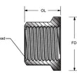 Load image into Gallery viewer, Kibblewhite Precision KPMI NUT (CYLINDER STUD), HT STEEL, 1/2-20 UNF, - Main Product View