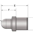 Load image into Gallery viewer, Kibblewhite Precision KPMI PUSH ROD BLANK, Chrome Moly Tube, HT Steel Endpieces - Back View