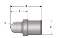 Load image into Gallery viewer, Kibblewhite Precision KPMI PUSH ROD BLANK HT STEEL ENDPIECES PKG. OF 2 FF) - Main Product View