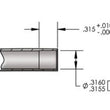 Load image into Gallery viewer, Kibblewhite Precision KPMI PUSH ROD BLANK HT STEEL ENDPIECES PKG. OF 2 FF) - Side View