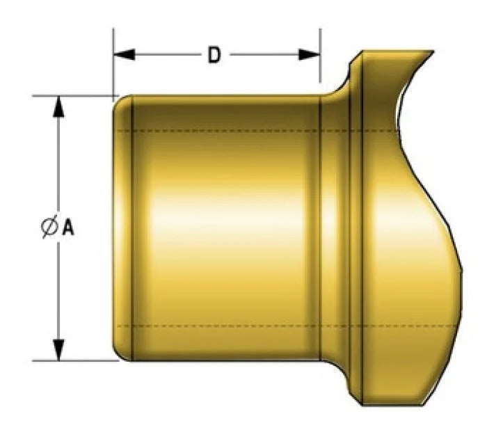 Kibblewhite Precision KPMI SEAL, HD OE STYLE, 3/8" STEM X 0.562" GUIDE (PACK OF 8) - Main Product View