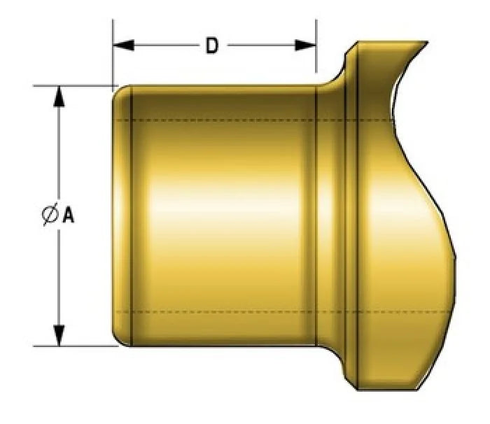 Kibblewhite Precision KPMI SEAL, HD OE STYLE, 3/8" STEM X 0.625" GUIDE (PACK OF 100) - Main Product View
