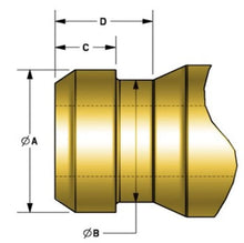 Load image into Gallery viewer, Kibblewhite Precision KPMI SEAL, RED VITON, 4.0MM STEM X 0.285" GUIDE (PKG. OF 100) - Side View