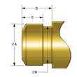Load image into Gallery viewer, Kibblewhite Precision KPMI SEAL, RED VITON, 4.5MM STEM X 0.321" GUIDE (PACK OF 20) - Main Product View