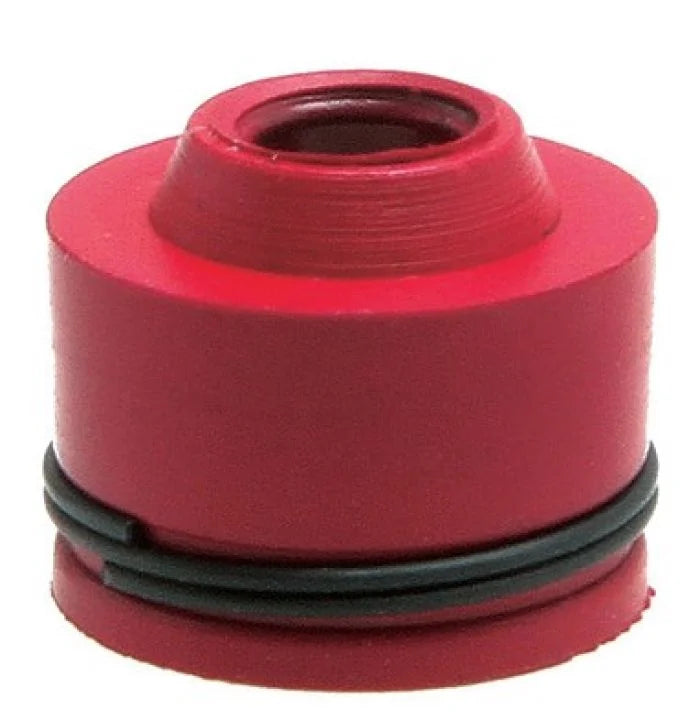 Kibblewhite Precision KPMI SEAL, RED VITON, 5.5MM STEM X 0.365" GUIDE (PACK OF 16) - Side View