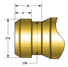 Load image into Gallery viewer, Kibblewhite Precision KPMI SEAL, RED VITON, 5.5MM STEM X 0.435" GUIDE (PACK OF 50) - Side View