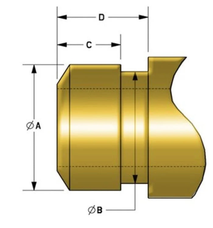 Kibblewhite Precision KPMI SEAL, Red Viton, 8.0mm Stem X 0.475 Guide (Pack of 4) - Main Product View