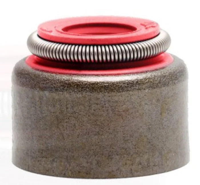 Kibblewhite Precision KPMI Seal, Red Viton, 6.0MM STEM X 0.447" GUIDE (Pack Of 16) - Side View
