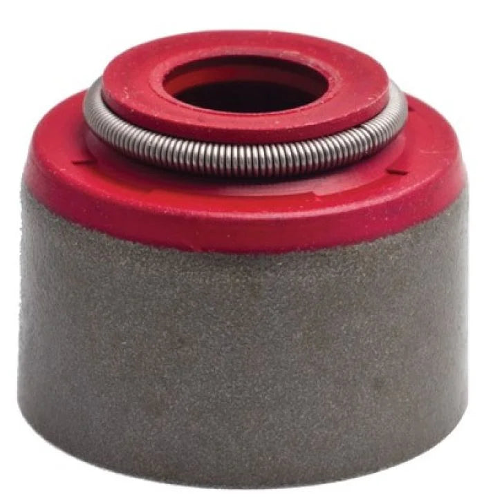 Kibblewhite Precision KPMI Seal, Red Viton, 6.0MM STEM X 0.495" GUIDE (Pack Of 50) - Side View