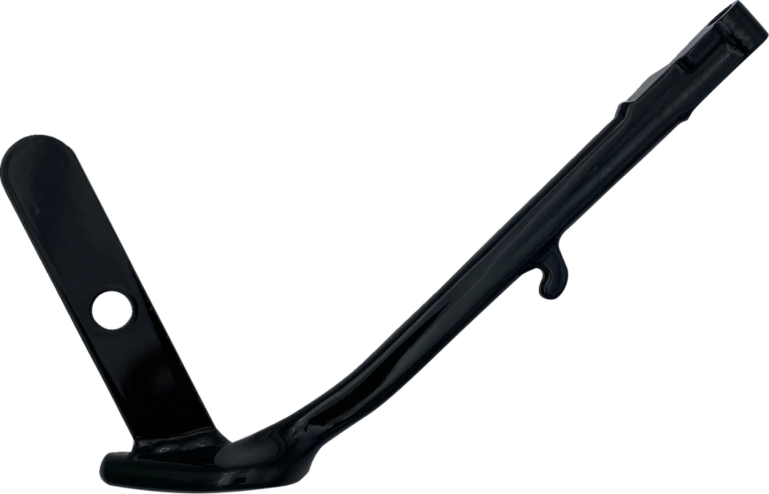 Kickstand - Black - 1" Extended DragSpecialties C32-0481GB-L1 - Side View