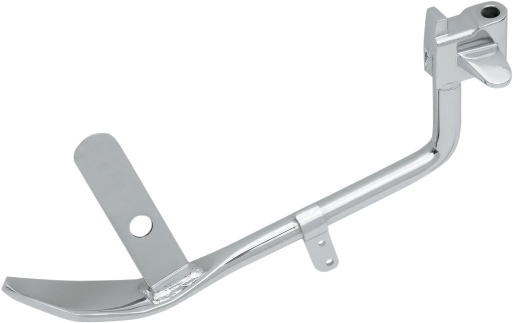 Kickstand - Chrome - 7" - 1" Under Stock DragSpecialties 055034-BC617 - Side View