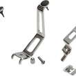 Load image into Gallery viewer, Kickstand Extension - Chrome - Harley-Davidson DragSpecialties 32-0466-SC3 - Side View