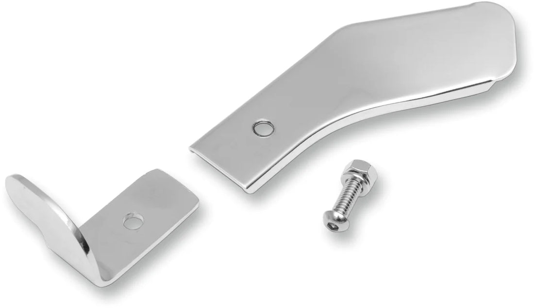Kickstand Extension - Chrome - Sportster DragSpecialties 63161 - Side View