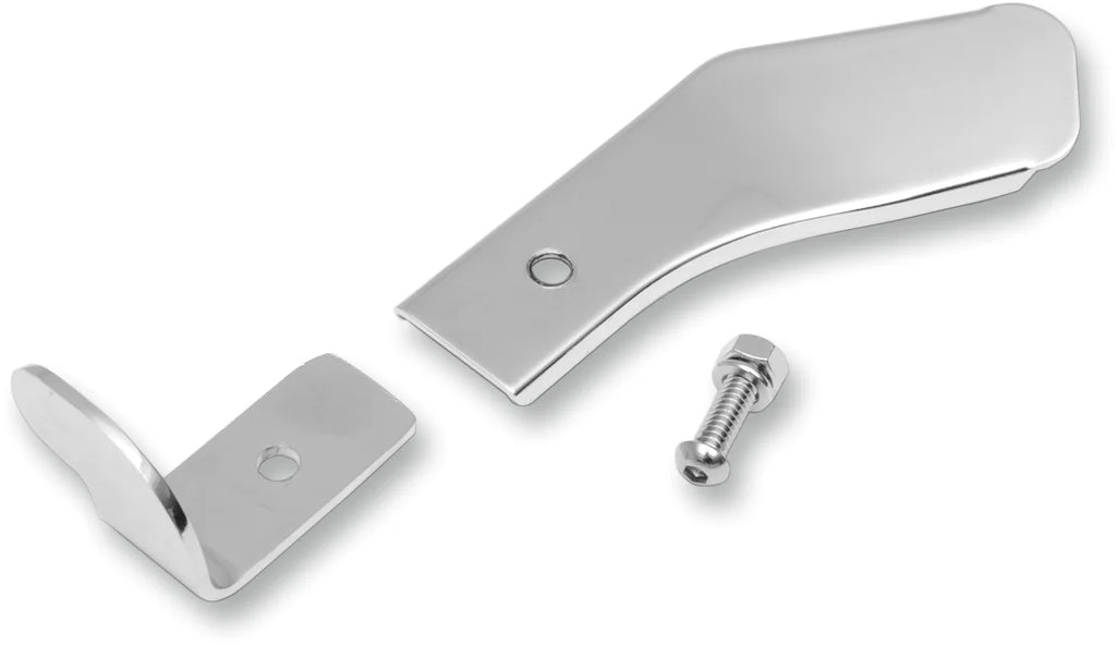 Kickstand Extension - Chrome - Sportster DragSpecialties 63161 - Side View