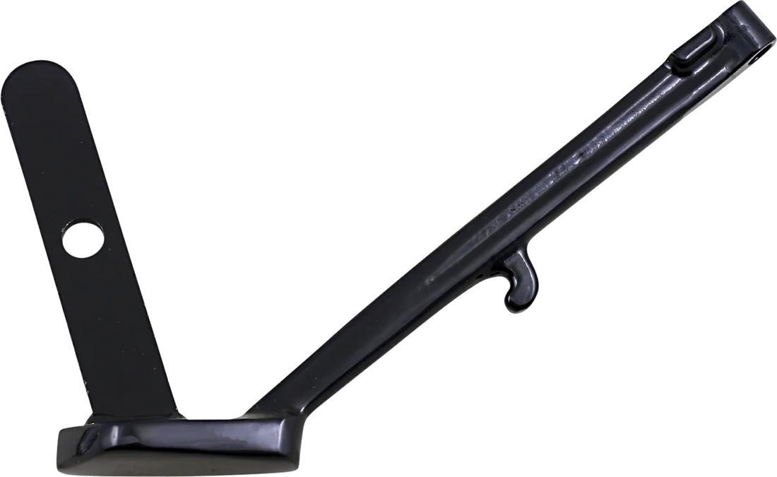 Kickstand - Gloss Black - 1" Under Stock DragSpecialties C32-0481-GB-1 - Side View