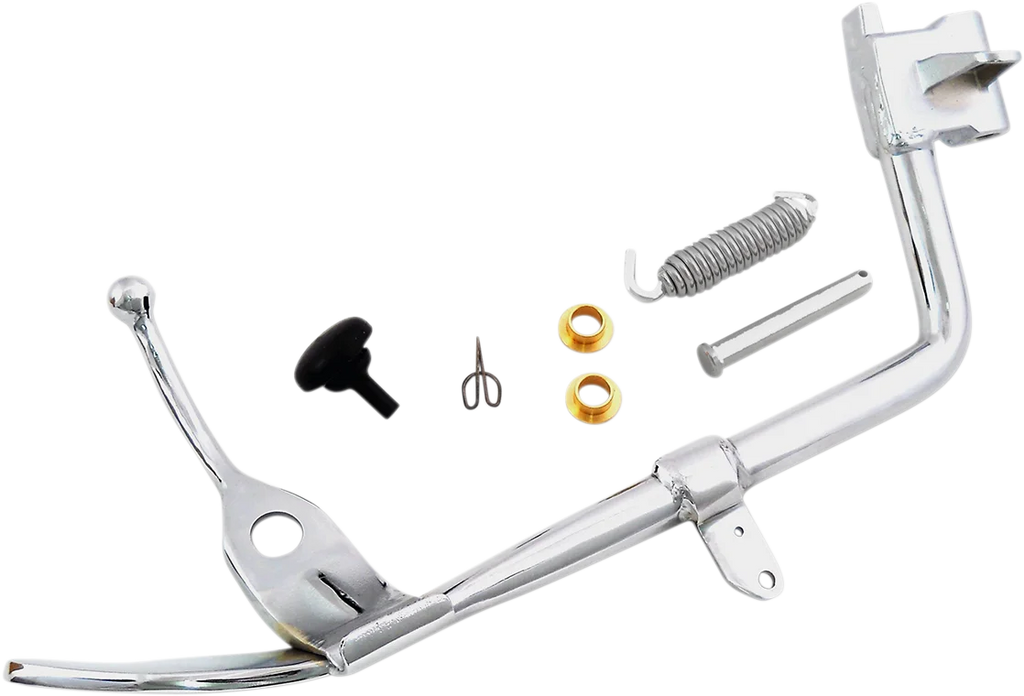 Kickstand Kit - Black DragSpecialties 78065B - Side View