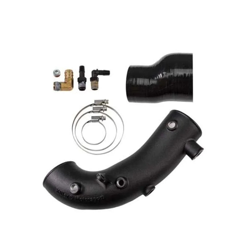 Killer B EJ Cast Aluminum Turbo Inlet (KBM to 3in. Coupler) - Back View