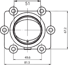 Load image into Gallery viewer, Kimpex Carburetor Mounting Flange - Arctic Cat 301741 - Side View