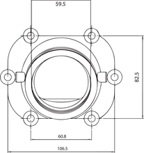 Load image into Gallery viewer, Kimpex Carburetor Mounting Flange - Polaris 104608 - Side View