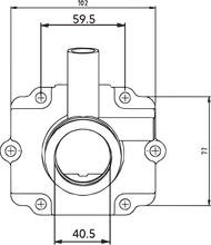 Load image into Gallery viewer, Kimpex Carburetor Mounting Flange - Polaris - Side View