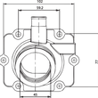 Load image into Gallery viewer, Kimpex Carburetor Mounting Flange - Polaris - Side View
