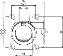 Load image into Gallery viewer, Kimpex Carburetor Mounting Flange - Polaris - Side View