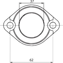 Load image into Gallery viewer, Kimpex Carburetor Mounting Flange - Polaris - Side View