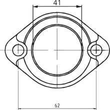Load image into Gallery viewer, Kimpex Carburetor Mounting Flange - Polaris - Side View