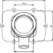 Load image into Gallery viewer, Kimpex Carburetor Mounting Flange - Ski-Doo 104586 - Side View