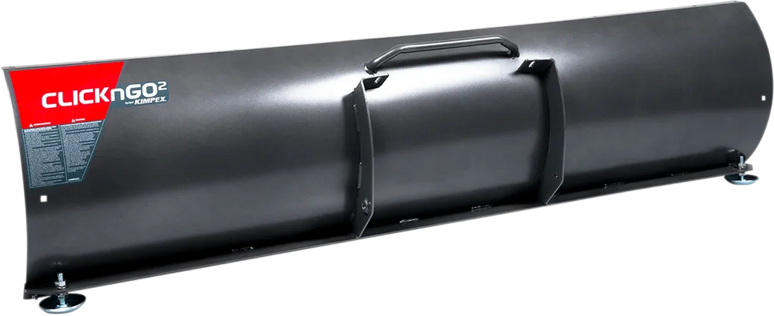 Kimpex Click N' Go 2 Plow Blade - Steel - 66" x 17" 373954 - Back View